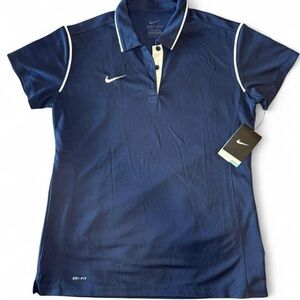 Women’s Nike Navy DriFit Performance Polo